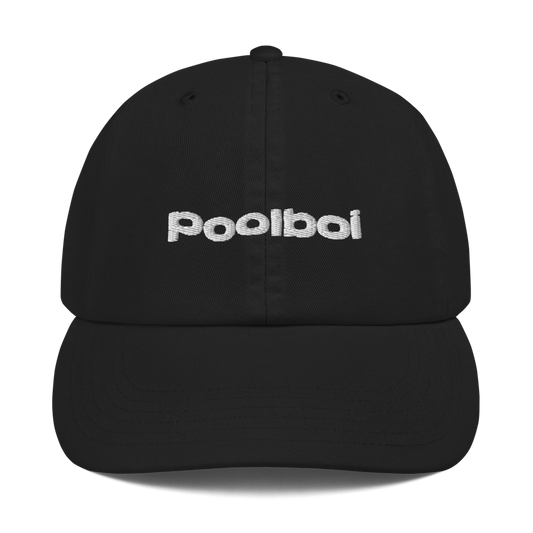"poolboi" BLACK DAD HAT